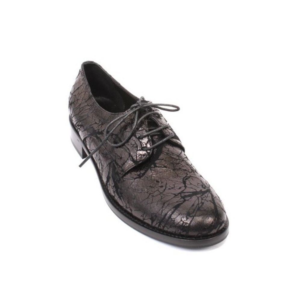 Gianni Ferrante 307a Black Leather Comfort Shoes